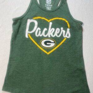 NFL Packers Green Kids Tank Top